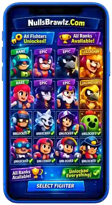 All fighters of all ranks are unlocked